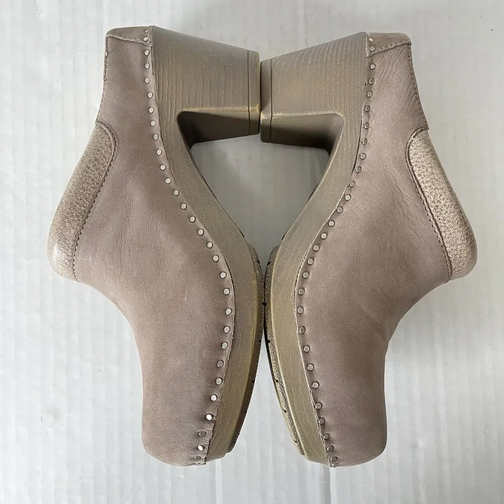 Dansko Sammy Clogs Womens Slip On Comfort Open Heel Casual Shoes Nubuck Leather - Picture 6 of 13